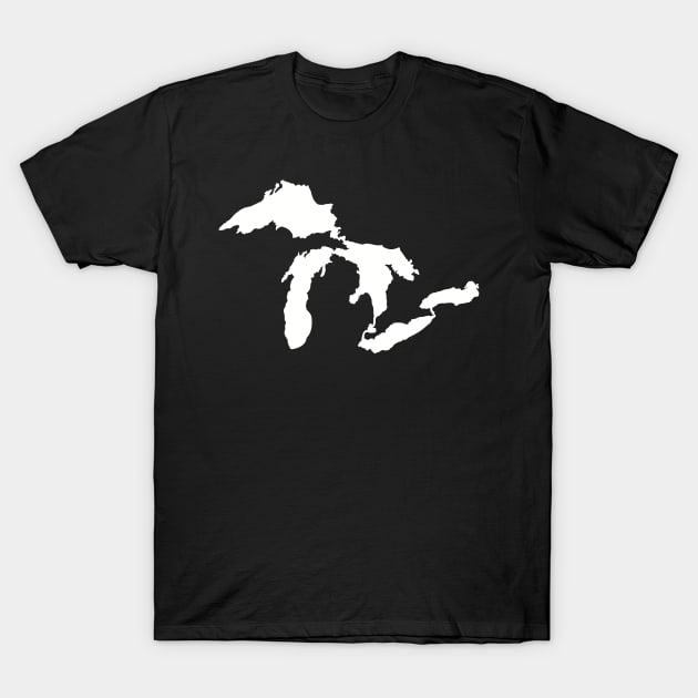 Great Lakes T-Shirt by Designzz